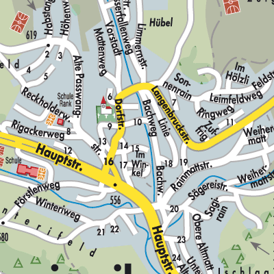 Stadtplan Mümliswil-Ramiswil