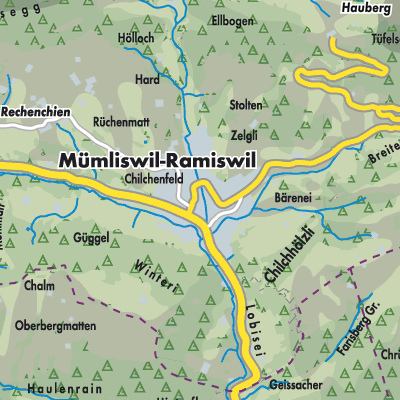 Übersichtsplan Mümliswil-Ramiswil