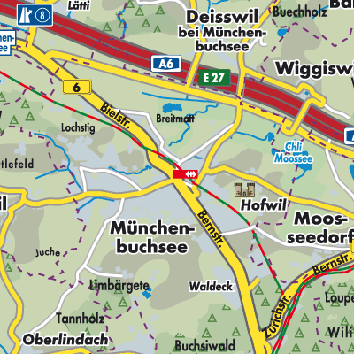 Übersichtsplan Münchenbuchsee