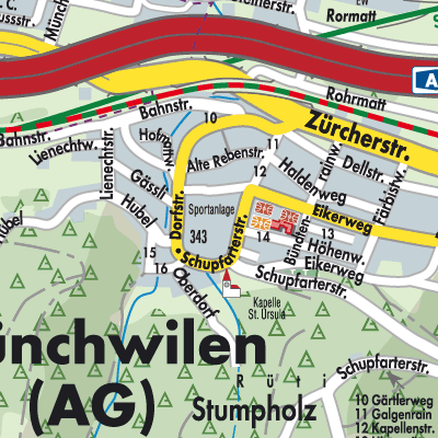 Stadtplan Münchwilen