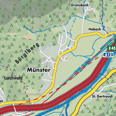 Übersichtsplan Münster