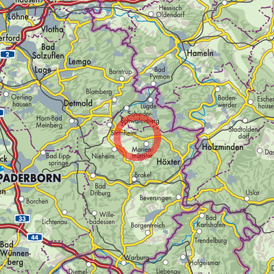 Landkarte Münsterbrock