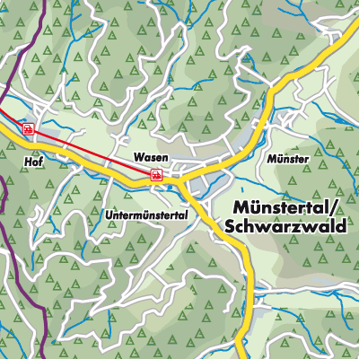 Übersichtsplan Münstertal