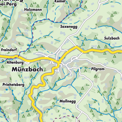 Übersichtsplan Münzbach