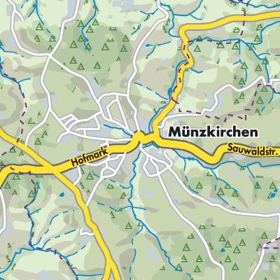 Übersichtsplan Münzkirchen