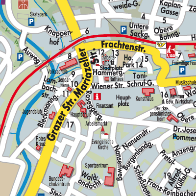 Stadtplan Mürzzuschlag