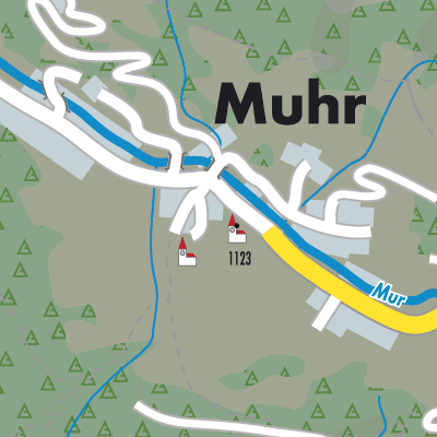 Stadtplan Muhr