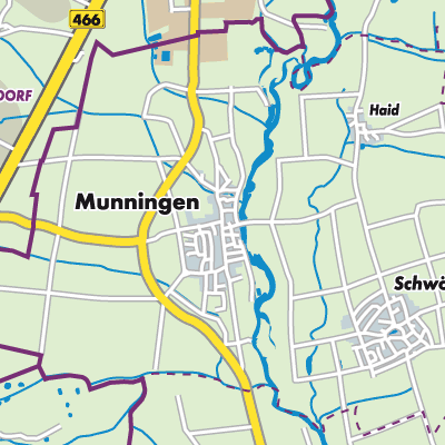 Übersichtsplan Munningen