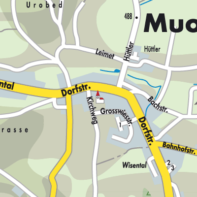 Stadtplan Muolen