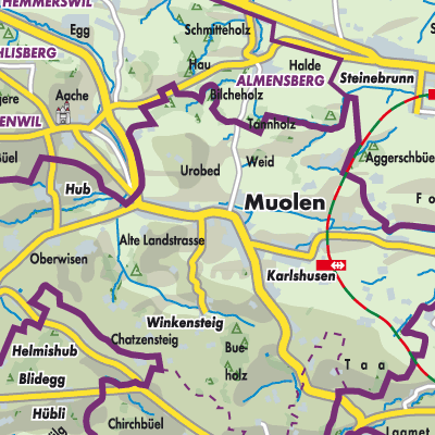 Übersichtsplan Muolen