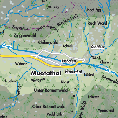 Übersichtsplan Muotathal