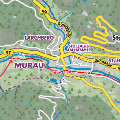 Übersichtsplan Murau