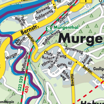 Stadtplan Murgenthal