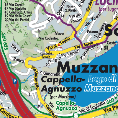 Stadtplan Muzzano
