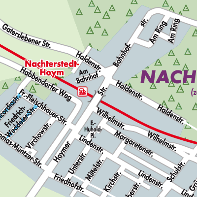 Stadtplan Nachterstedt