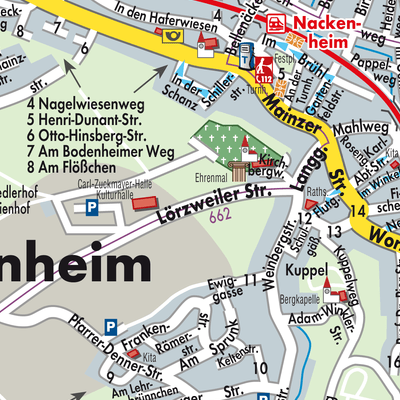 Stadtplan Nackenheim