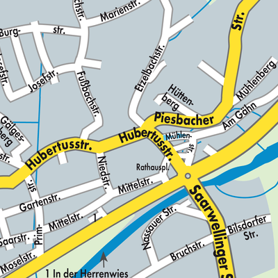 Stadtplan Nalbach