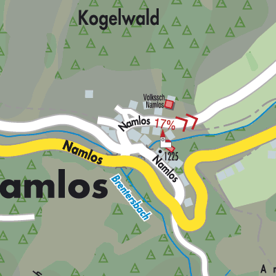 Stadtplan Namlos