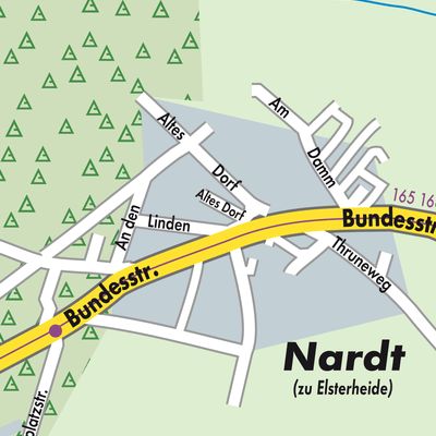 Stadtplan Nardt - Narć