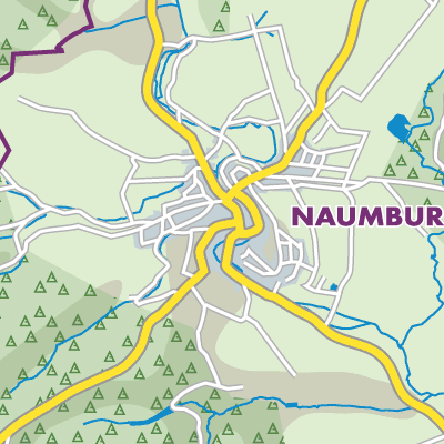 Übersichtsplan Naumburg