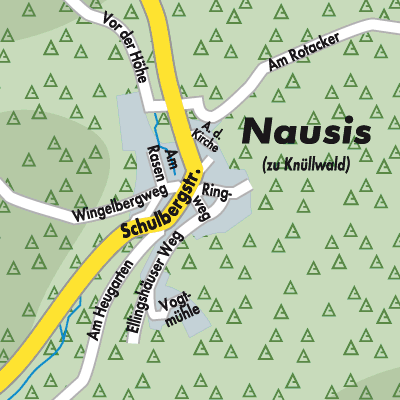 Stadtplan Nausis