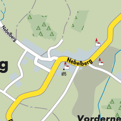 Stadtplan Nebelberg
