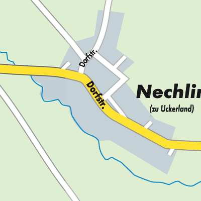 Stadtplan Nechlin