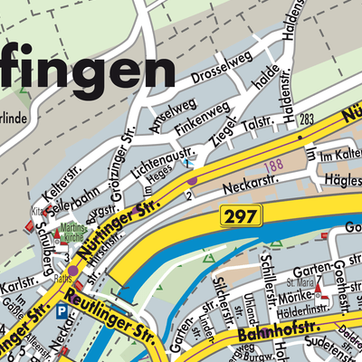 Stadtplan Neckartailfingen