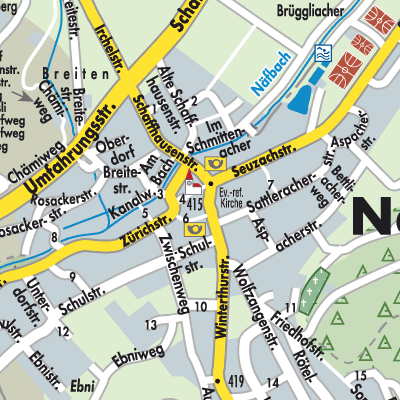 Stadtplan Neftenbach
