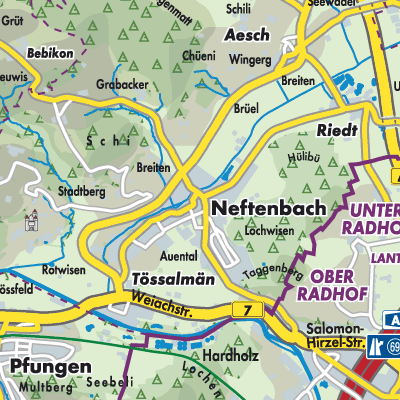 Übersichtsplan Neftenbach