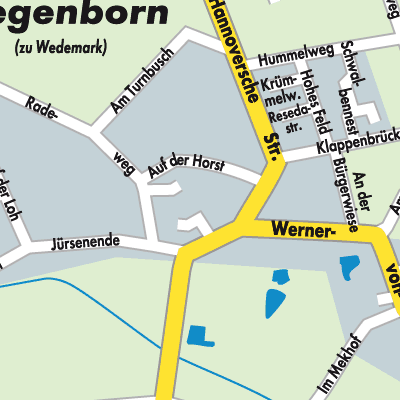 Stadtplan Negenborn