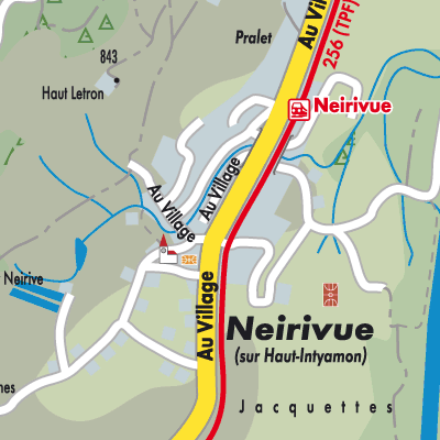 Stadtplan Neirivue