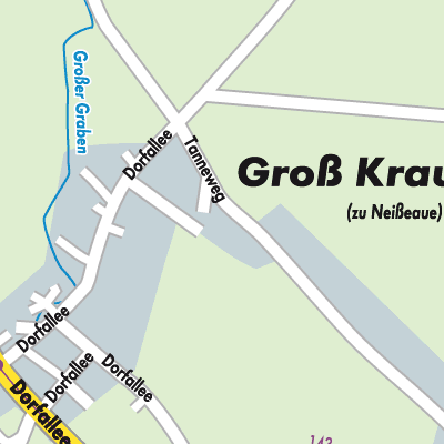 Stadtplan Neißeaue