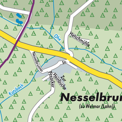 Stadtplan Nesselbrunn