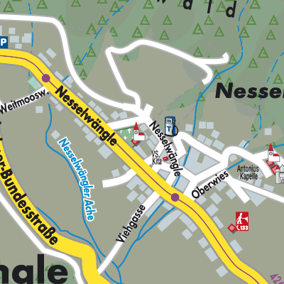 Stadtplan Nesselwängle