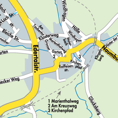 Stadtplan Netze