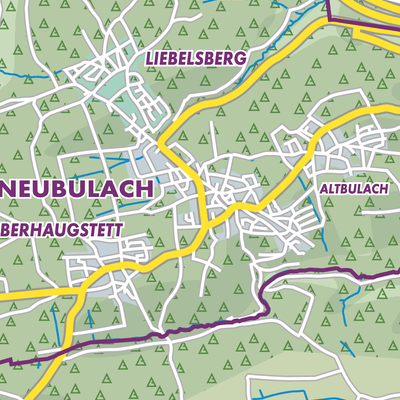 Übersichtsplan Neubulach