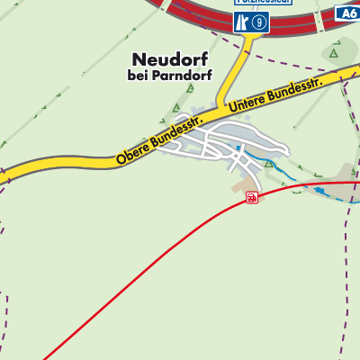 Übersichtsplan Neudorf bei Parndorf/Novo Selo