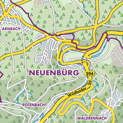 Übersichtsplan Neuenbürg