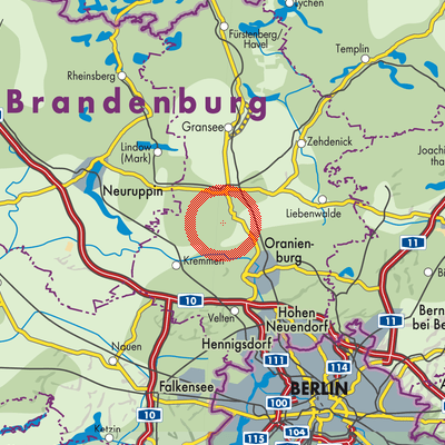 Landkarte Neuendorf