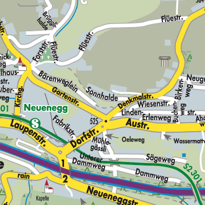 Stadtplan Neuenegg