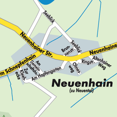 Stadtplan Neuenhain