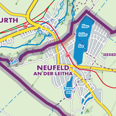 Übersichtsplan Neufeld an der Leitha