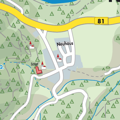 Stadtplan Neuhaus