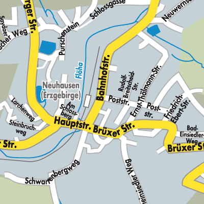 Stadtplan Neuhausen/Erzgebirge