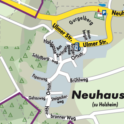 Stadtplan Neuhausen