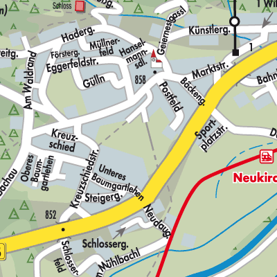 Stadtplan Neukirchen am Großvenediger