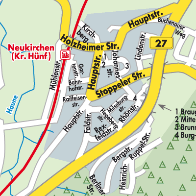 Stadtplan Neukirchen