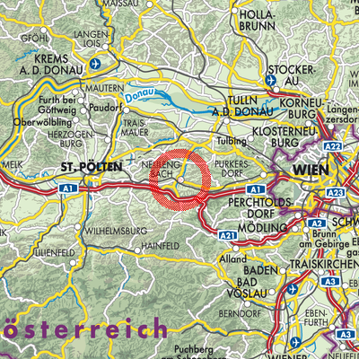 Landkarte Neulengbach
