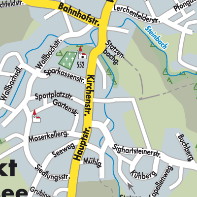 Stadtplan Neumarkt am Wallersee